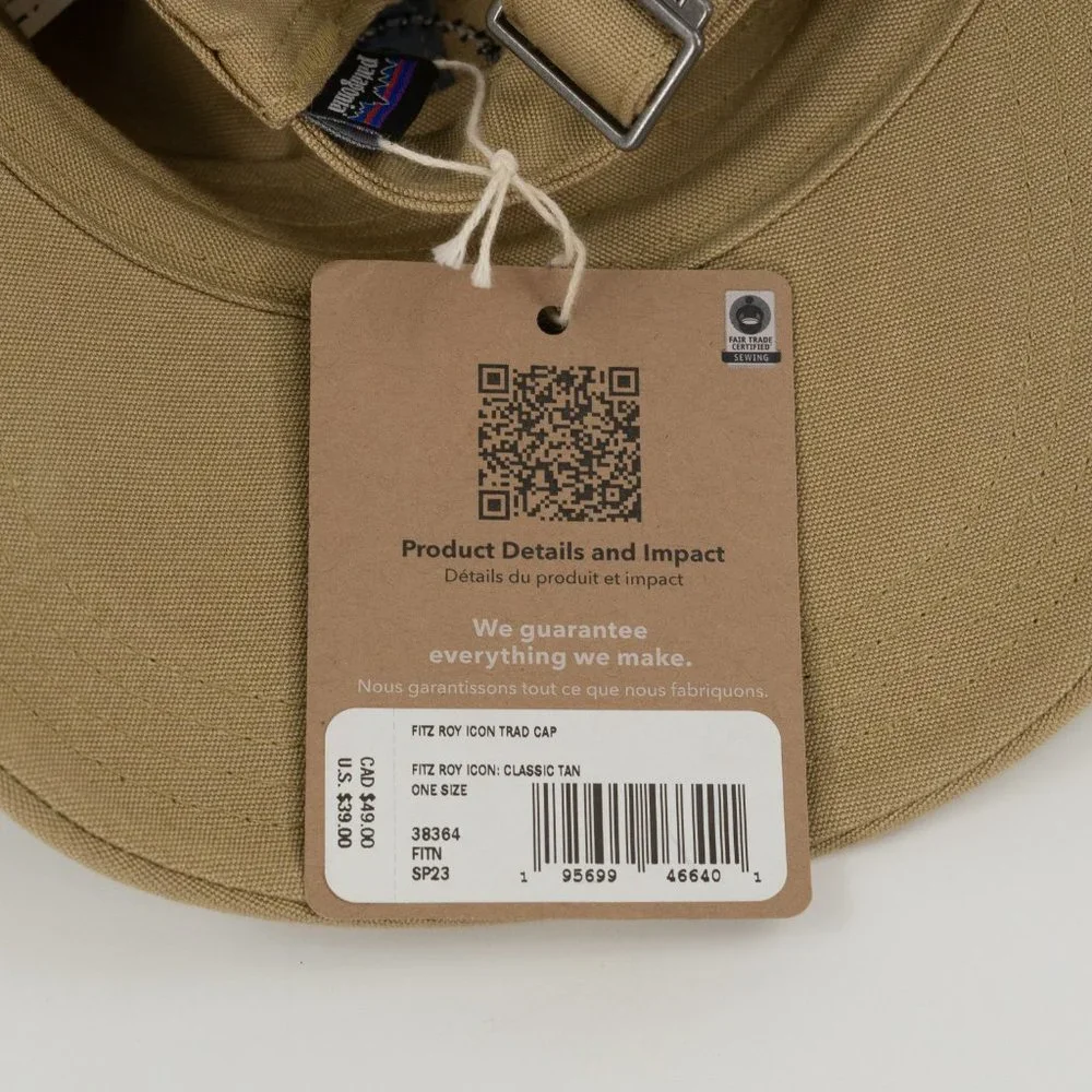Patagonia Unisex Fitz Roy Icon Trad 'Classic Tan' Cap 38364-SP23 OS